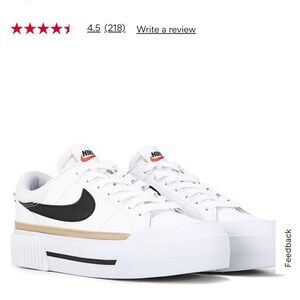 Nike women’s court legacy lift platform sneakers